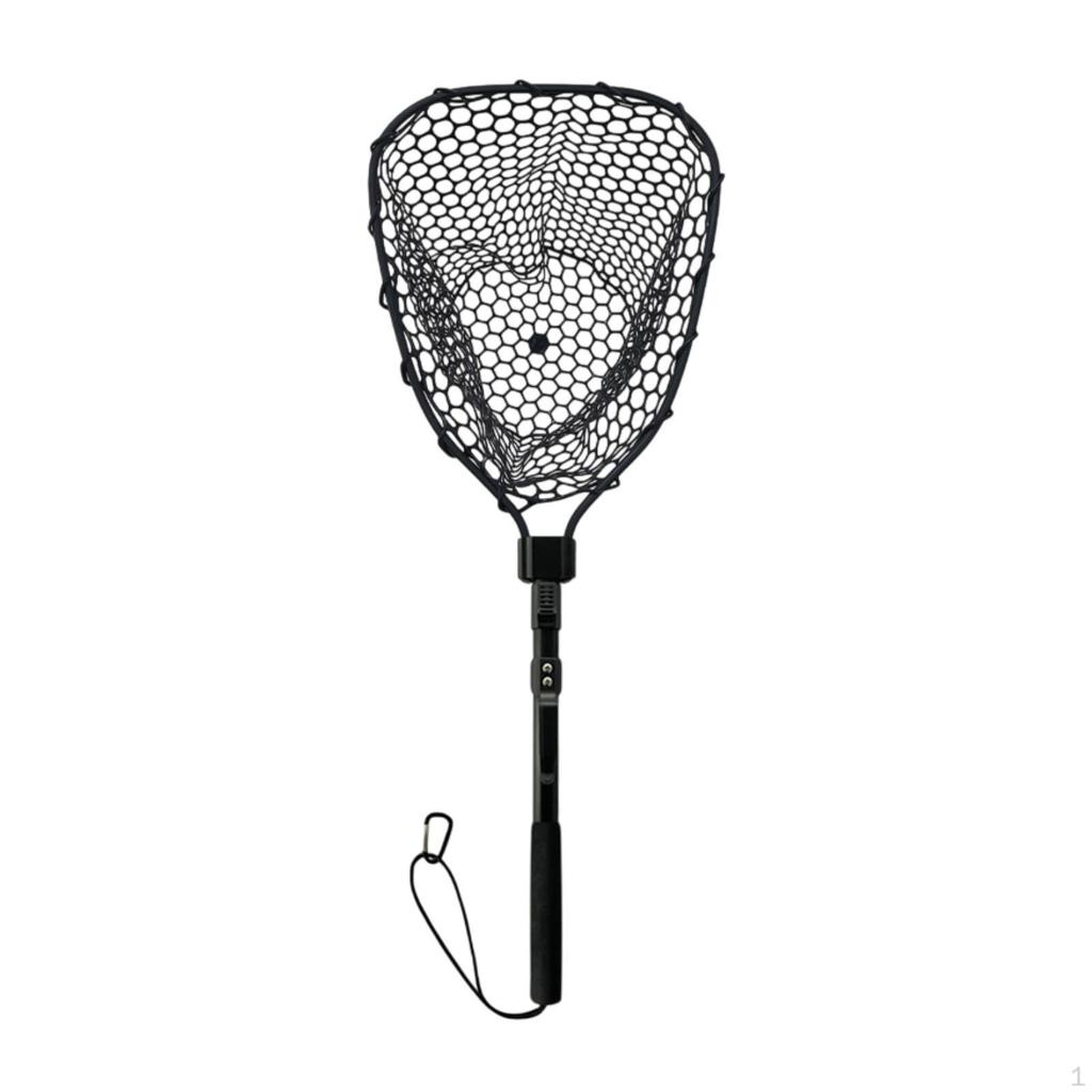 Fishing Net Aluminium Frame Silicone Mesh Tool for Outdoor Activities