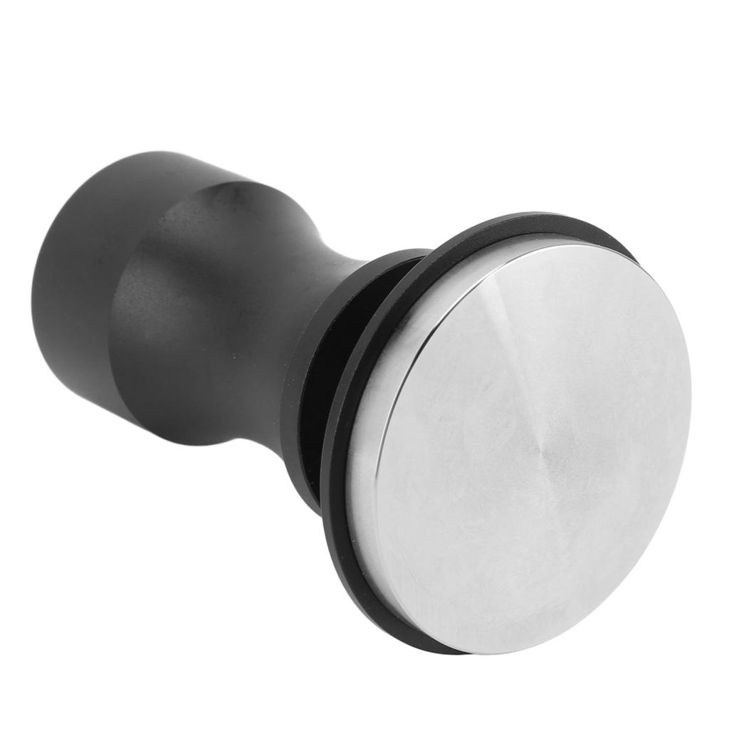 Coffee Tamper Adjustable Depth Spring Loaded Coffee Tamping Tool with Scale for Home Cafe
