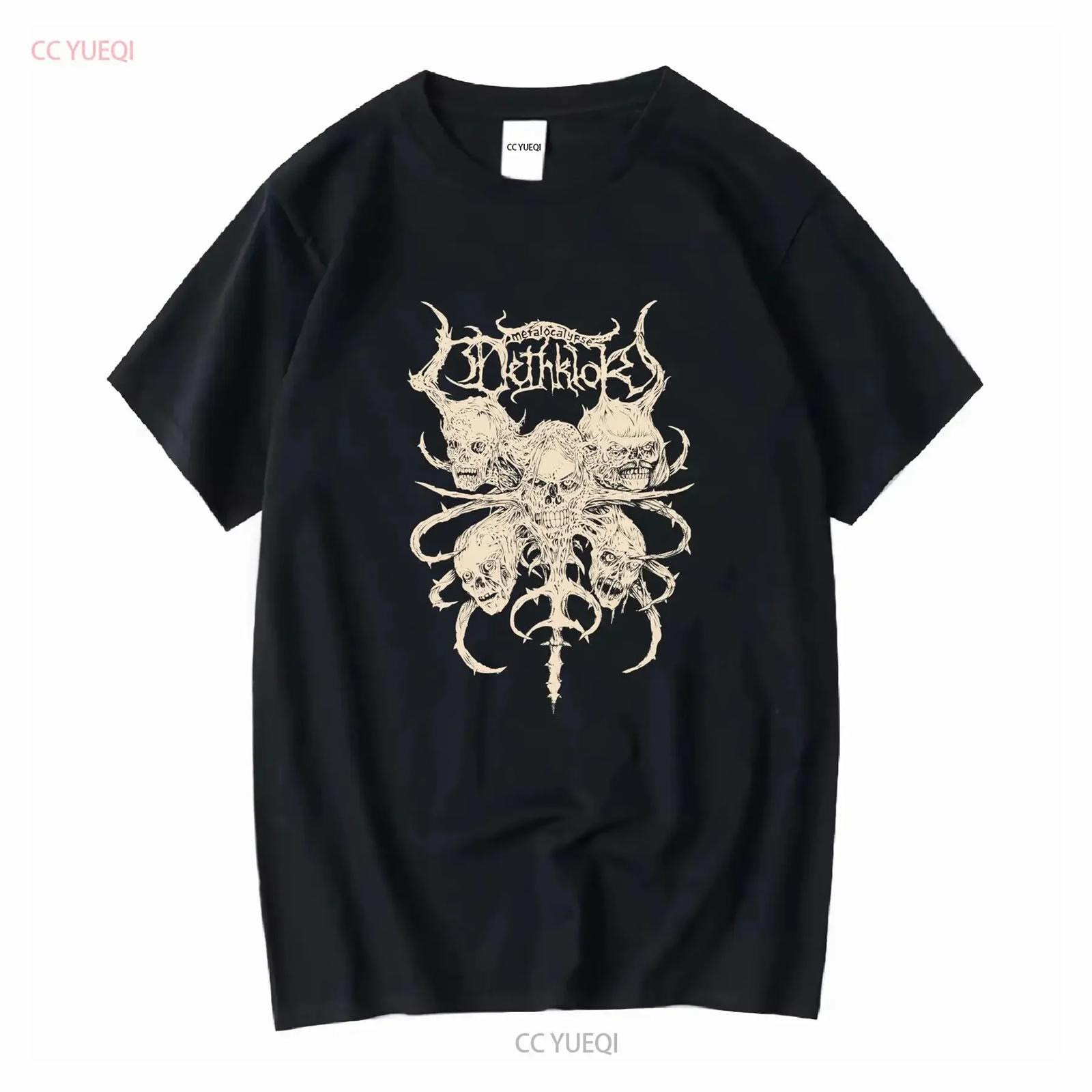 

Dethklok Metalocalypse T Shirt Black Cotton vintage Washed Unisex Breathable Stylish Slightly Versatile fashion Casual XXXXXL різнокольоровий