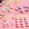 10Pcs Diy  Cabochons Crafts Flower Triangle Cake Resin Flatback Scrapbooking