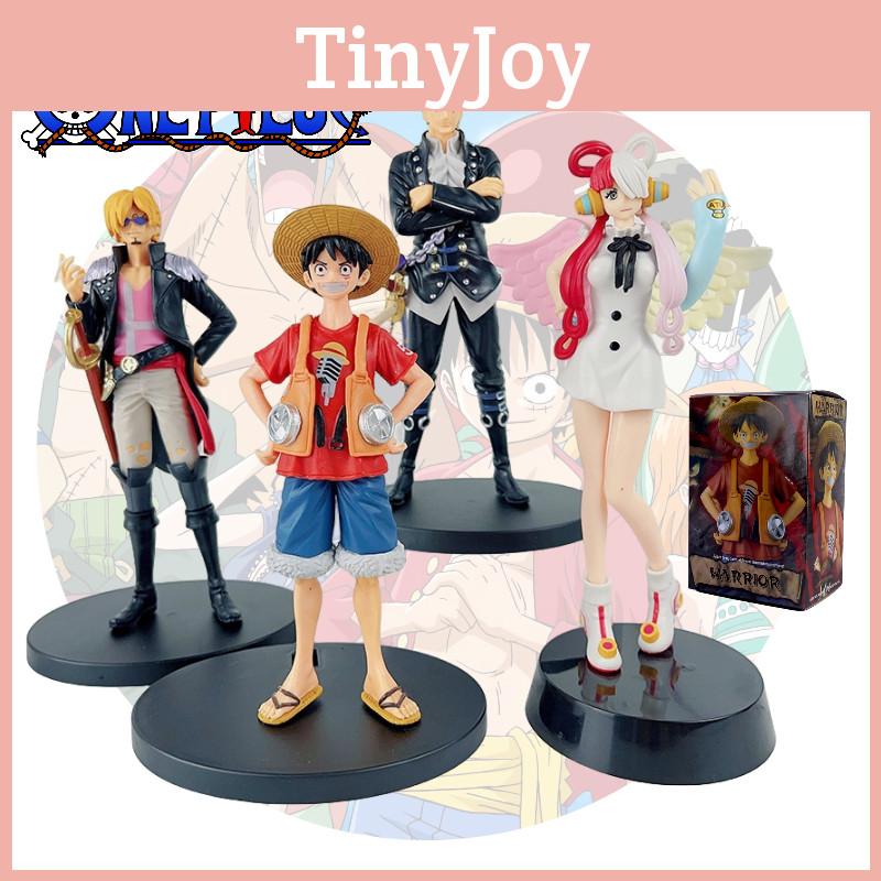 Limited Edition Red One Piece Movie Figures Monkey D. Luffy Roronoa Zoro Sanji And Usopp 18cm Pvc Toys