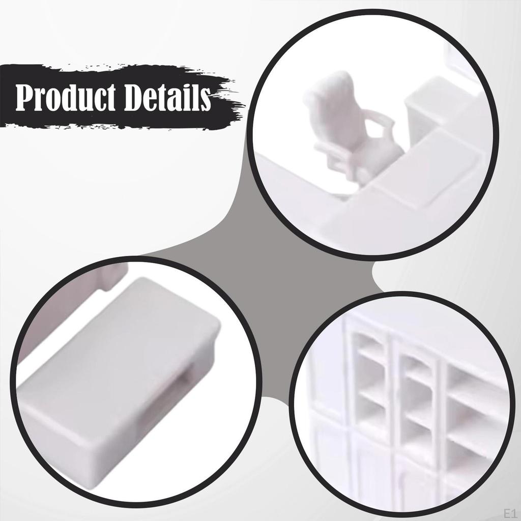 1/50 Dollhouse Miniature Furniture Realistic Accessory for Photography Props