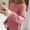 Lente Herfst Winter Truien Dames Truien Mode Casual Warme gebreide kabeltrui Vrouwelijke coltrui