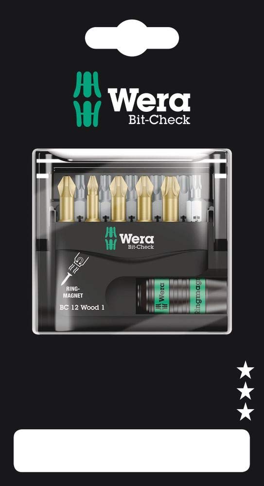 Wera 05136390001 Bit 12 1 Blister Imported from Bit-Check Set, Bits, Carpenter, [Officially Japan]