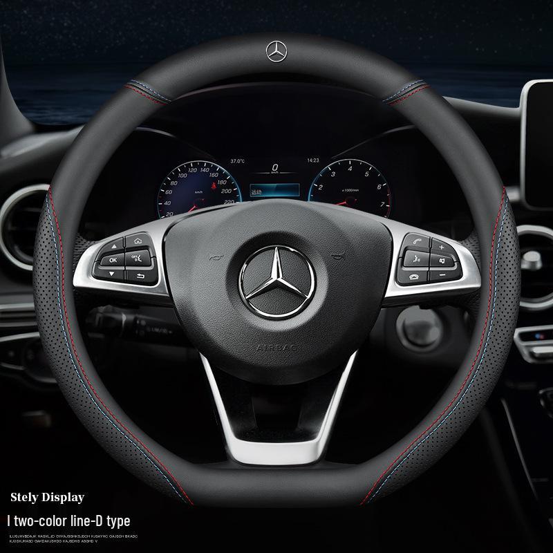 Non-Slip Steering Wheel Cover for Mercedes GLC, C-Class, E-Class, GLA: Ultra-Thin Design
