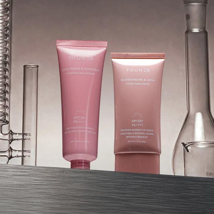 Haenam 404 Centella Asiatica Sun Serum + Haenam 404 Centella Asiatica Tinted Sunscreen