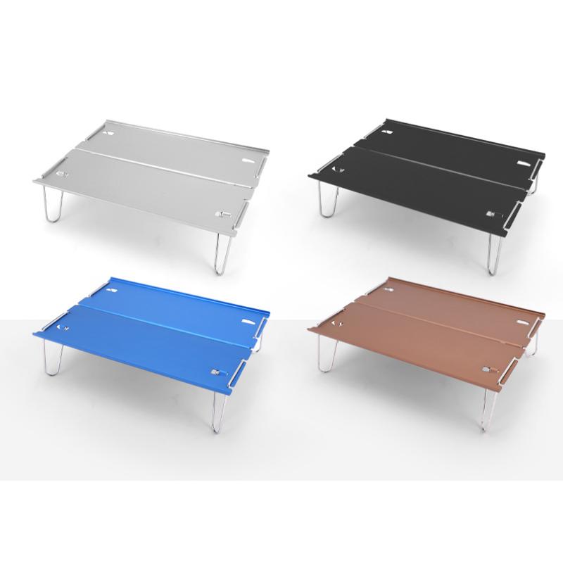 Folding table Small tea table Outdoor picnic folding table Portable small tea table Camping table Aluminum plate small tea table