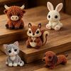 Kit de Abalorios de Animales DIY, Set de Manualidades de Animales Pequeños en 3D con Abalorios, Lindo Kit de Arte con Abalorios de Animales para Principiantes Adolescentes Adultos Alivio del Estrés Decoración DIY Hecho a Mano
