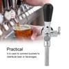 10 piece Stainless Steel Adjustable Beer Tap G5/8 Thread Keg Beer Faucet  For Kegerator