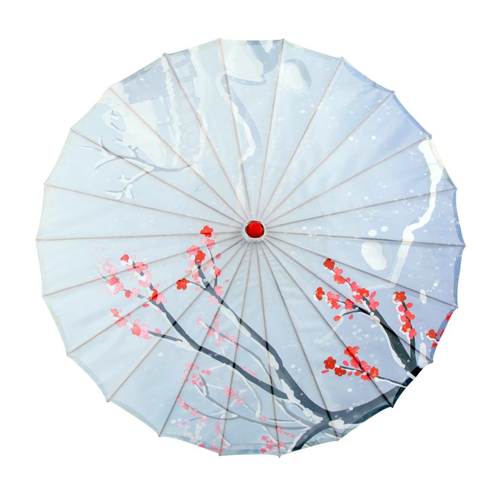 Parasol z papieru olejnego w stylu chińskim, wodoodporny, dekoracyjny, rzemieślniczy, parasol do Hanfu, Qipao, na pokazy, klasyczny parasol do tańca, do zdjęć