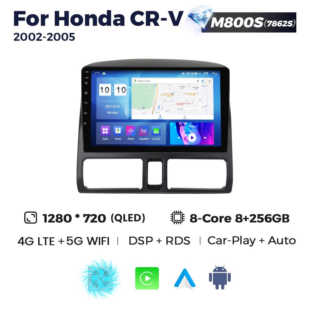 Radio Navifly Wireless Carplay Android Auto pentru Honda CR-V CRV 2 2001 2002 2003-2006 Multimedia GPS 5G WIFI DSP BT Autoradio