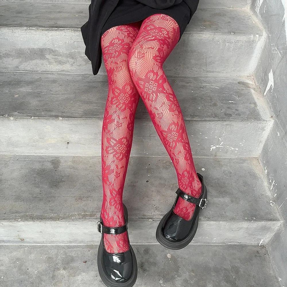 

Sexy Women Gothic Tights Pantyhose Striped Pattern Stockings Black Nightclub Stockings Pantyhose Fantasy Fancy Tights for Women