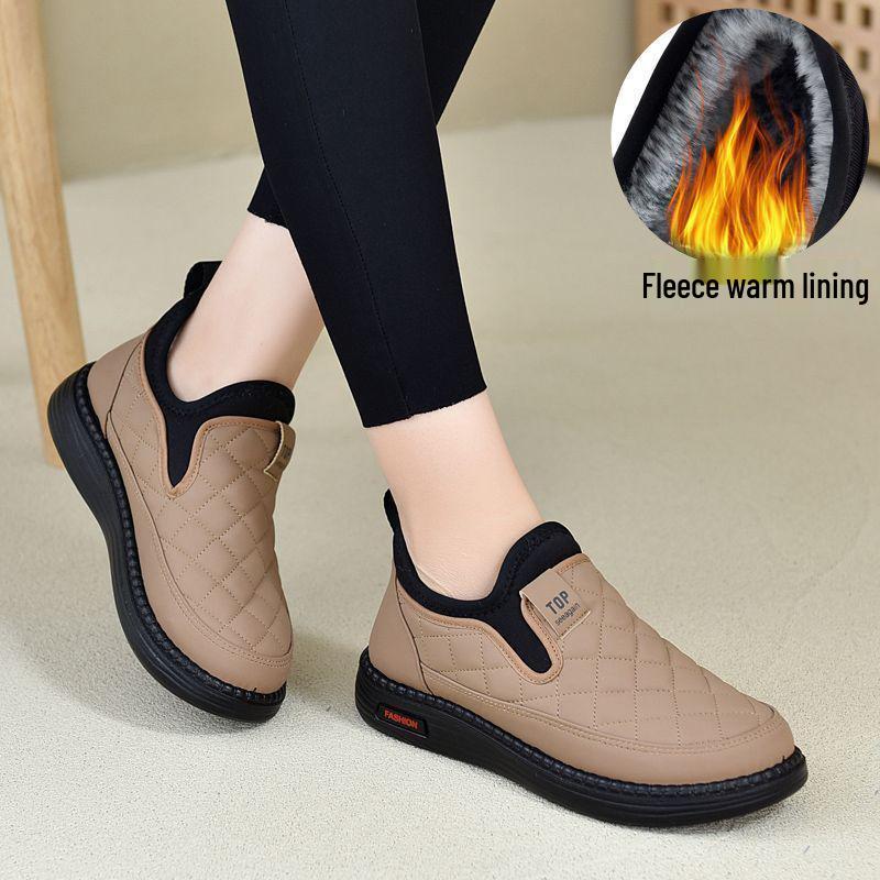 

Женские водонепроницаемые сноубутсы слипоны с флисовой подкладкой Size 37