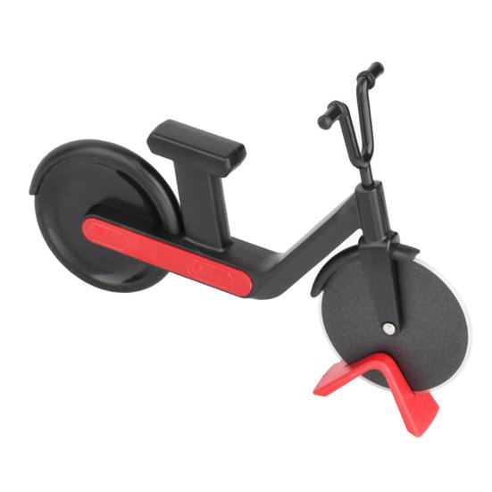 

Bicycle-Shaped Pizza Cutter with Dual Wheels Stainless Steel Cake Dough Slicer Rust-Proof Dishwasher Safe Unique Kitchen Tool Gift for Bicycle Lovers F