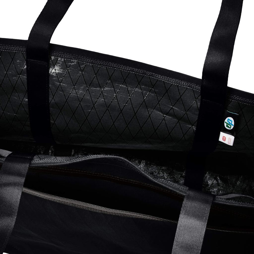 Tote Bag OVERNIGHT TOTE BAG Made in Japan 36L Large Capacity Reversible Black [Anonym]