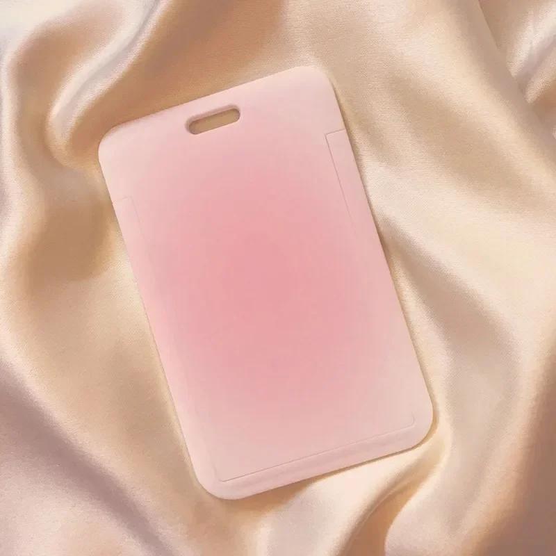 1Pcs Cute Love Style Work Card Holder ID Name Tag Students Bus Pass Access Card Cover Case Badge Holder Bank ID Holders Case