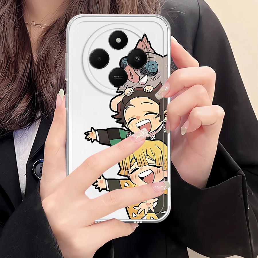 D-Demon S-Slayer Case for Xiaomi Poco X3 Pro X3 NFC Soft Phone Cover