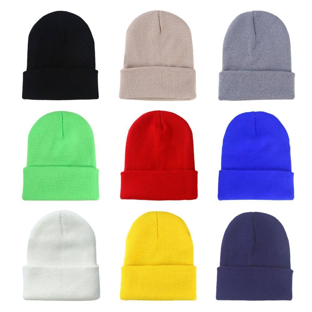 Keep Warm Winter Hats Thickened Knitted Hat Casual Bonnet Cap  for Men Women