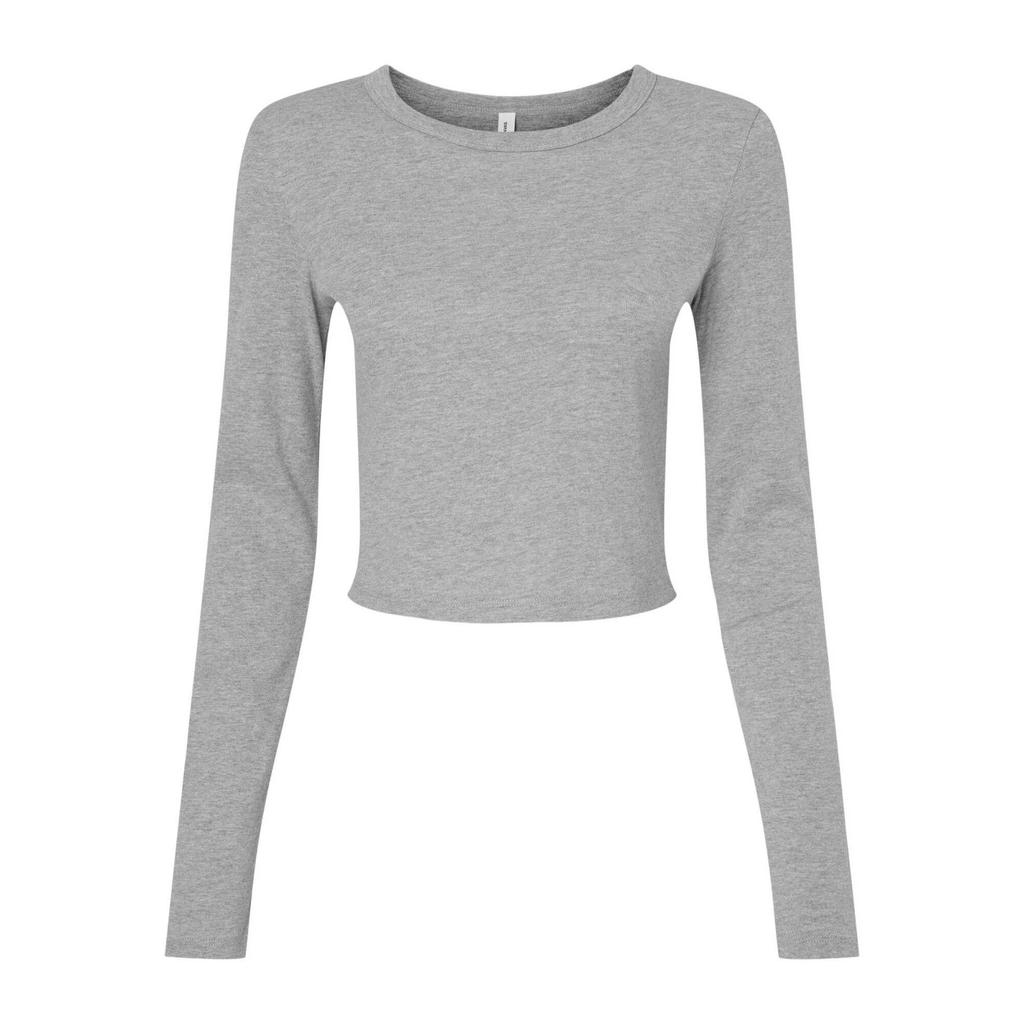 Bella + Canvas Womens/Ladies Micro-Rib Long-Sleeved T-Shirt