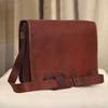 Leather Bag Craft Vintage Men's Briefcase Messenger Laptop Shoulder Genuine New