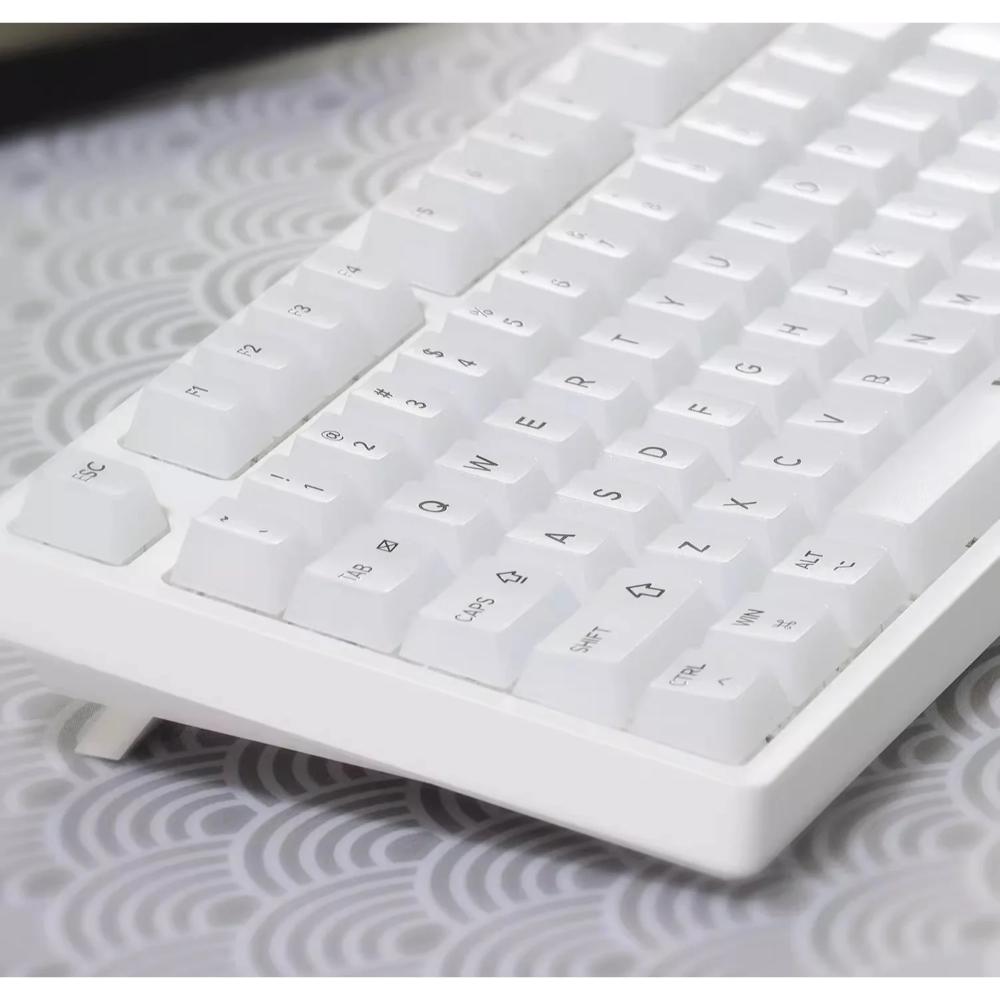 Clear Matte Translucent Keycaps, Suitable for Most Mechanical Keyboards, Ice Crystal, 1% Cherry, PBT, CHERRY