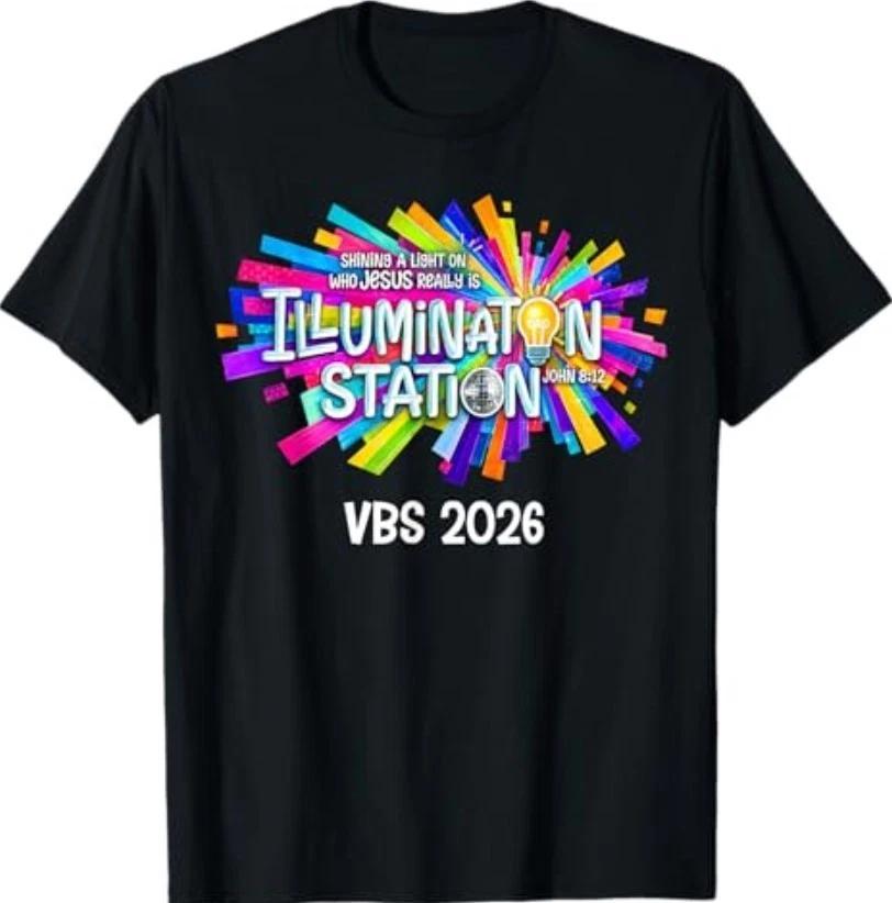 Illumination Station VBS 2026 Bible Jesus Christian Lights T-Shirt XXL