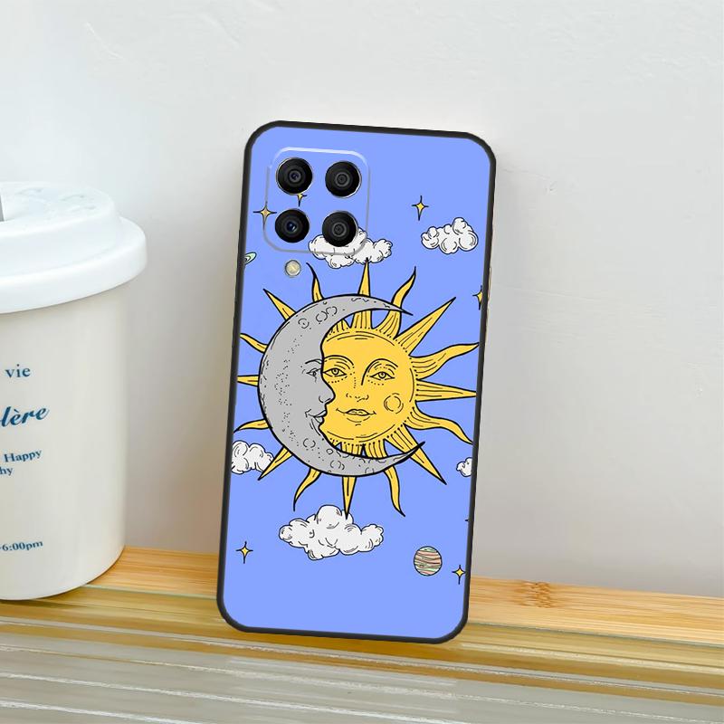 Sun Moon Aesthetic Case For Samsung Galaxy M53 M13 M06 M16 M31 M11 M35 M55 M15 M56 M36 M12 M32 M52 M14 M34 M54