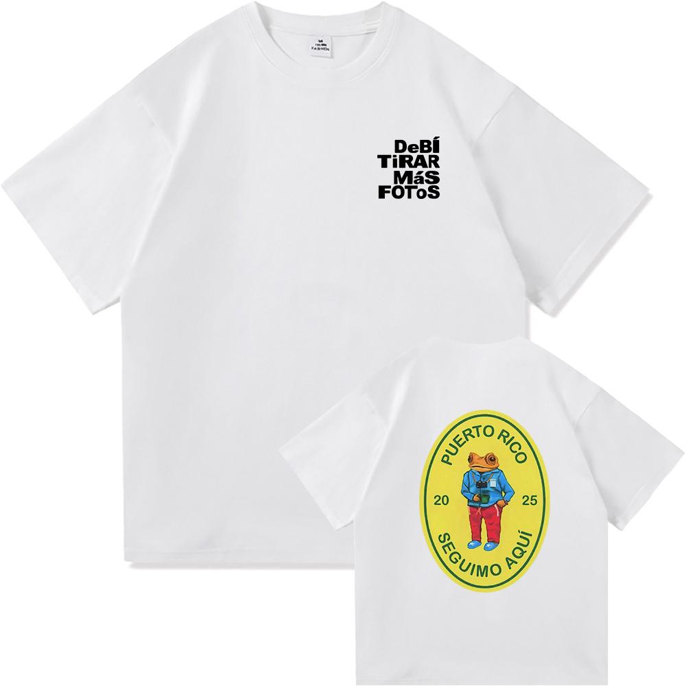 DTMF Debí Tirar Más Fotos TShirt BAD BUNNY DeBÍ TiRAR MáS FOToS Men Clothing Harajuku High Quality Cotton Tops Fans Gift TShirts