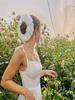 Large White Lace 4-Layer Hair Scrunchies | Elastic Headbands for Thick Hair - Plus Size Ponytail Holders & Women's Hair Accessor
