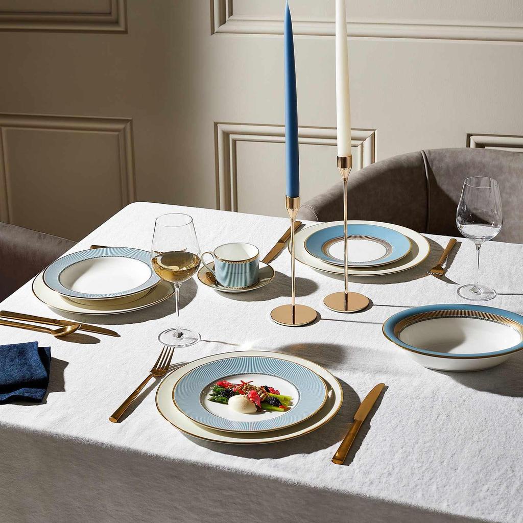 Wedgwood Helia Hochzeit 1065293 [Offiziell importiert] Teller, ca.. 23cm, Geschenk,