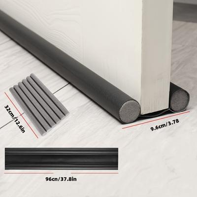1pc 96cmX9.6cm Waterproof Seal Strip Draught Excluder Stopper Door Bottom Wind Sweep Blocker Sealer Soundproof Seal Strip