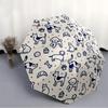 1pc Dogs and Cats Pattern Automatic Open/close Umbrella, 8-Rib sturdy structure, Portable Travel Umbrella, Parties, Everyday Use, Outdoor Accessory