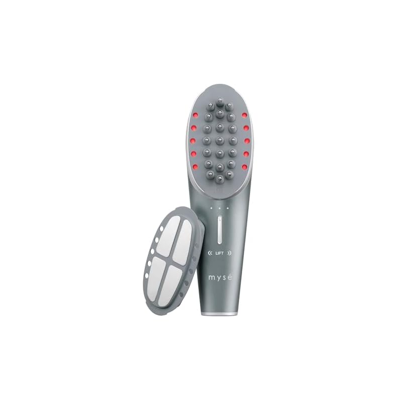 Ya-Man Electric Brush Meise Needle Lift Brush Facial Massager EMS MS83SAM Blue Gray with Sticker []