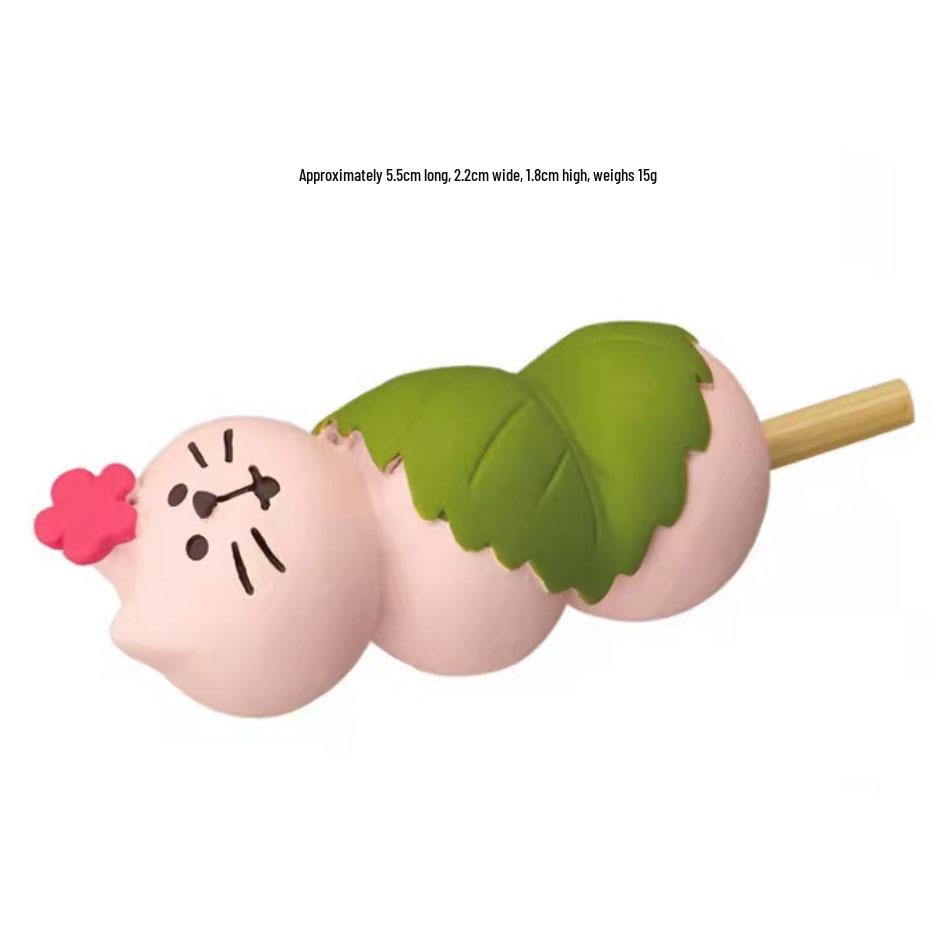 Japanese Style Cat & Strawberry Chocolate Resin Ornaments - DIY Blind Box Gift Accessories