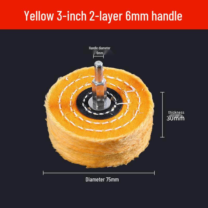 Thickened Polished Cloth Polishing Head for Metal and Acrylic, Tool Artifact