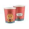 Kakao Friends Ryan Cafe Pappbecher Ryan 285ml x 50p + Apeach 285ml x 25p + Tube 285ml x 25p Set, 1 Set, Koreas bester Charakter