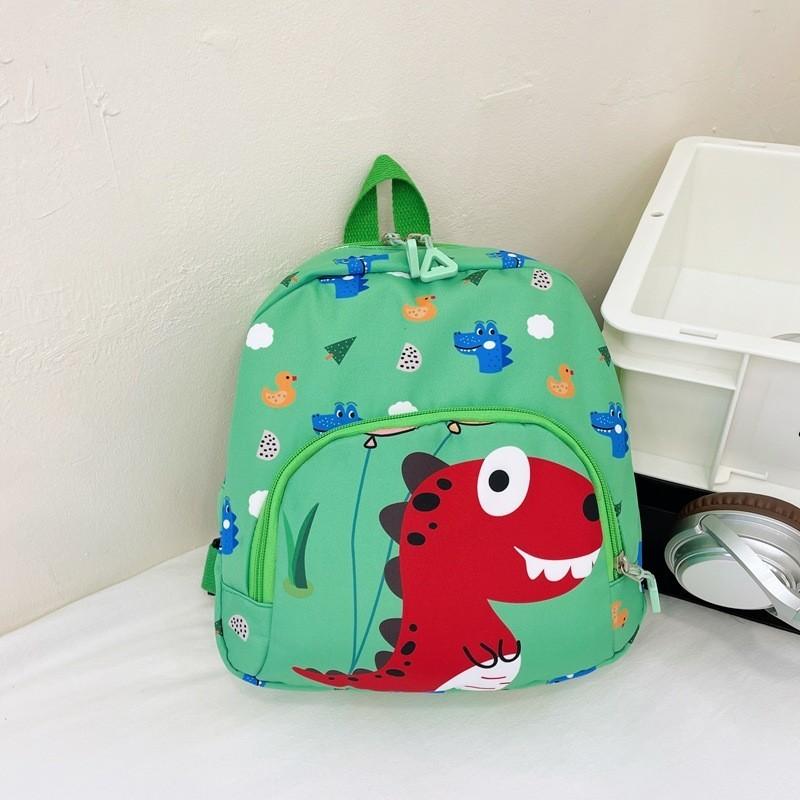 Cute Cartoon Dinosaur Mini Backpack For Toddlers Breathable Nylon Material