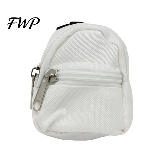 Oxford Cloth Key Bag Mini Backpack Coin Purse, Scratch Resistant Zippered Compartment Small Zipper Pouch Keychain Bag, Waterproof Earphone Case
