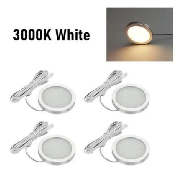 4PCS LED 12v Camping Car Ceiling Lamp RV Reading Lamp Boat Camper Trailer RV Interior Lamp Car Interior Lights For Car Home 4PCS-3000K