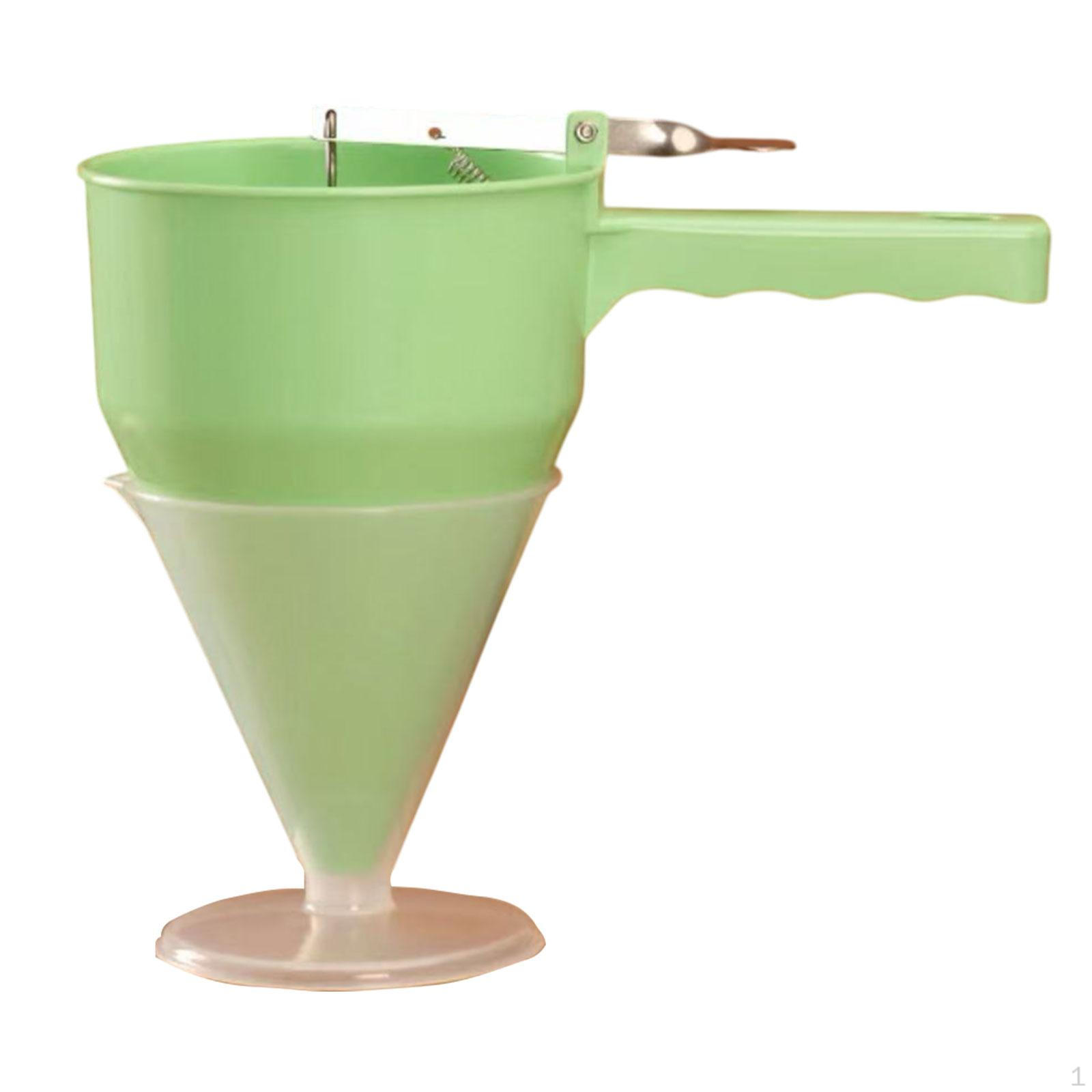 

Диспенсер для теста, кондитерская воронка, кухонная утварь, удобная ручка, инструмент для выпечки торта зелёный