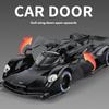 1/24 Martin Valkyrie Model Toy Cars Alloy Diecast Sound Light Doors Opened Pull Back Shock Absorption Toy Vehicles Kids Gifts