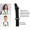 Cactus Adjustable Bib Apron, Tropical Watercolor Cactus Plants Cooking Kitchen Apron for Men Women