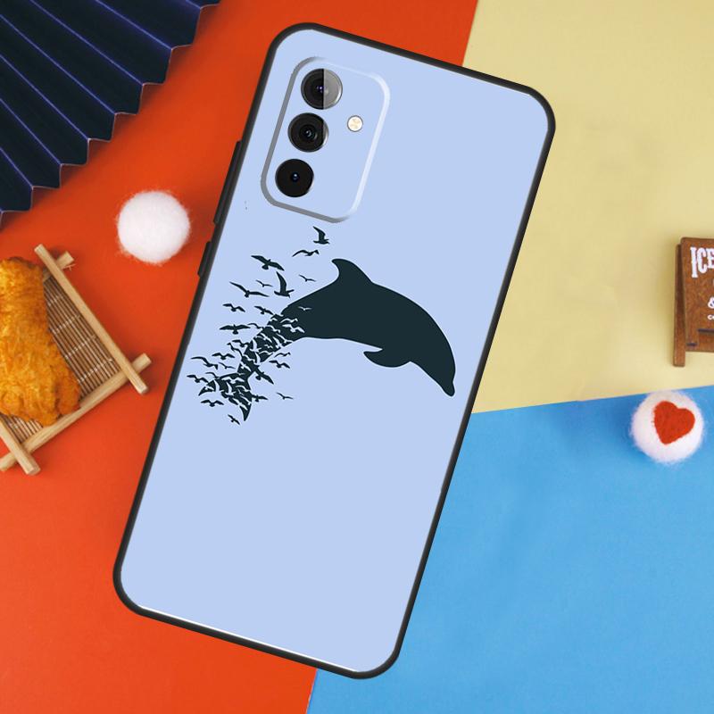 Dolphin Case For Samsung Galaxy A54 A34 A14 A55 A35 A33 A53 A13 A23 A17 A06 A16 A56 A36 A52 A32 A15