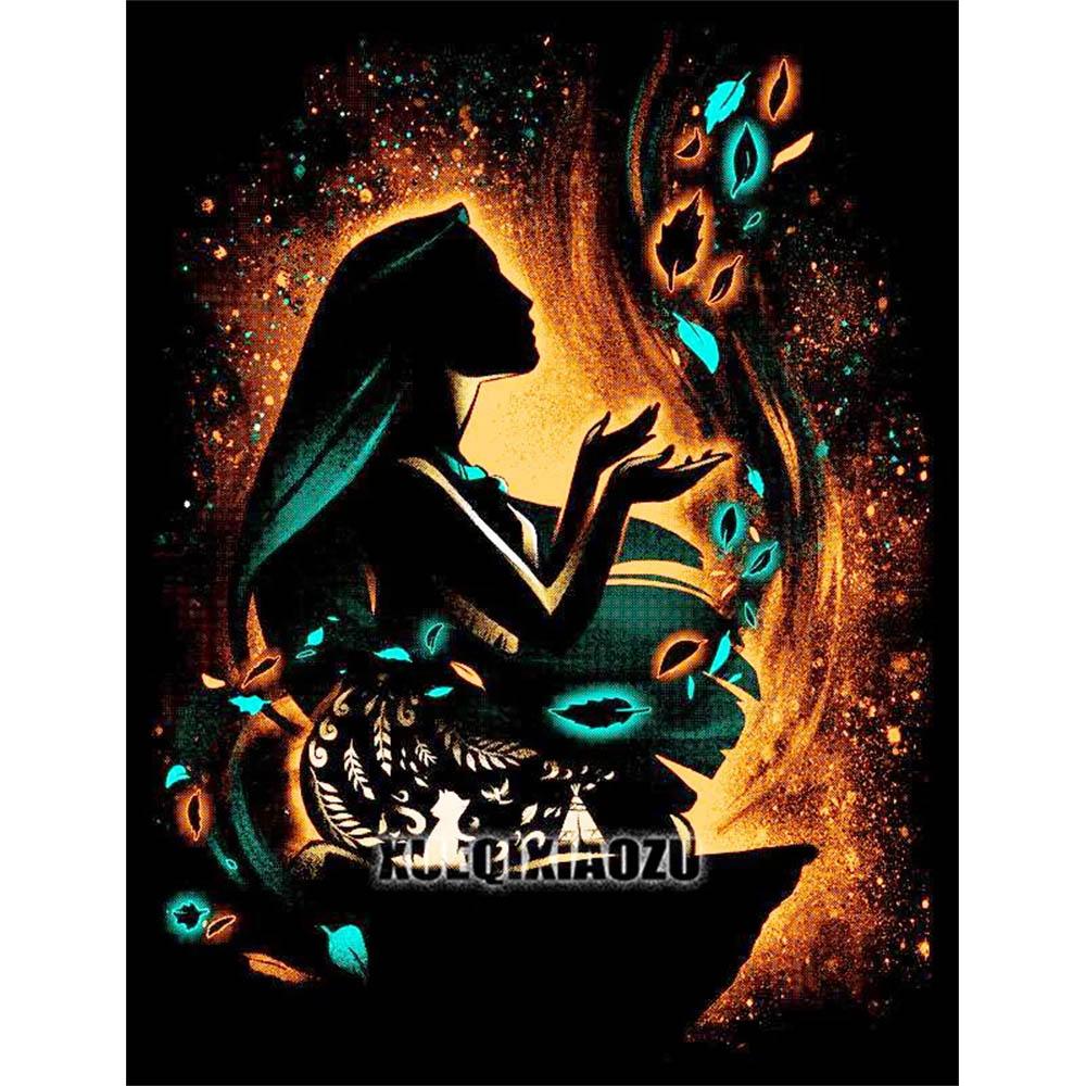 Stitch Diamond Painting Disney Prinzessin 5D DIY Vollrund_Quadrat Mosaik Stickerei Kinderzimmer Dekoration Handgemachtes Geschenk