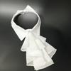 Fashion Detachable Shirt Collar Accessory Victorian Layered Ruffled Front Lapel False Collar Blouse Top for Women Favor