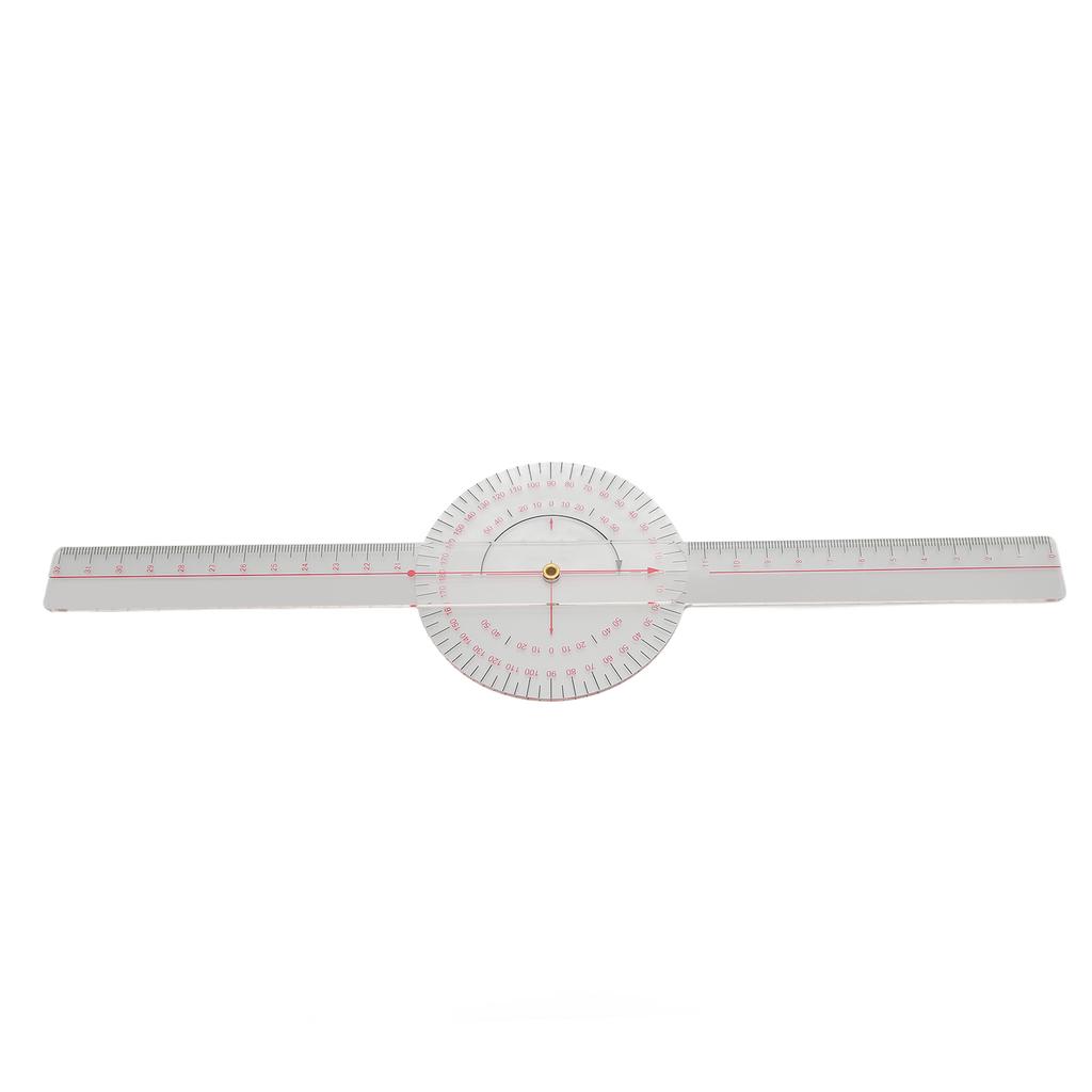 Kleines Gelenk-Goniometer, 360 Grad, klare Skala, Knie, Ellbogen, Finger, Goniometer-Werkzeug, transparent