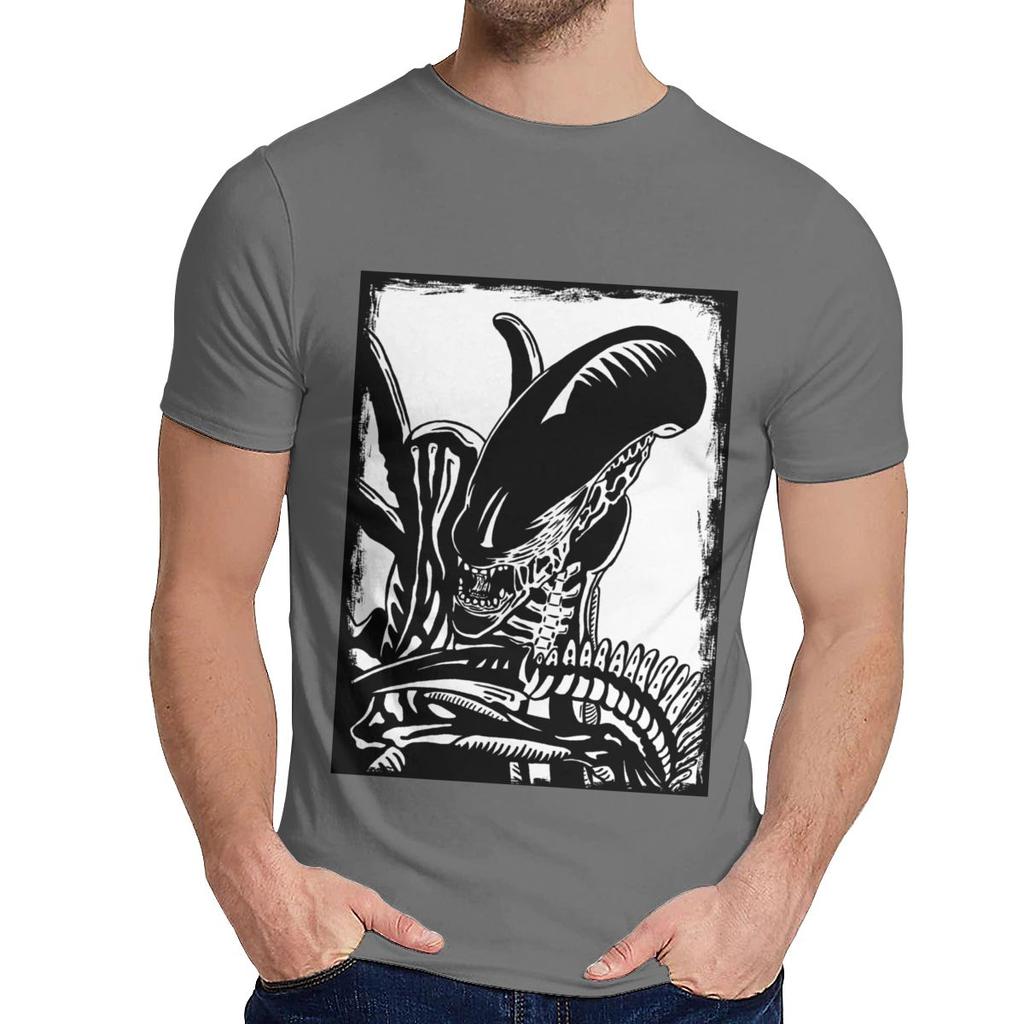 Alien Vs Predator Tee Alien Covenant Men Awesome Natural Cotton T Shirt Crewneck