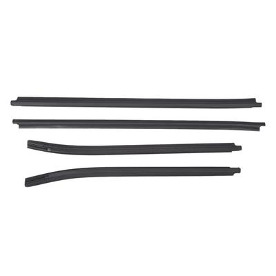 4PCS Window Moulding Trims Rubber 68161 0K010 Replacement for Toyota Hilux SR5 VIGO MK6 PICKUP 2005