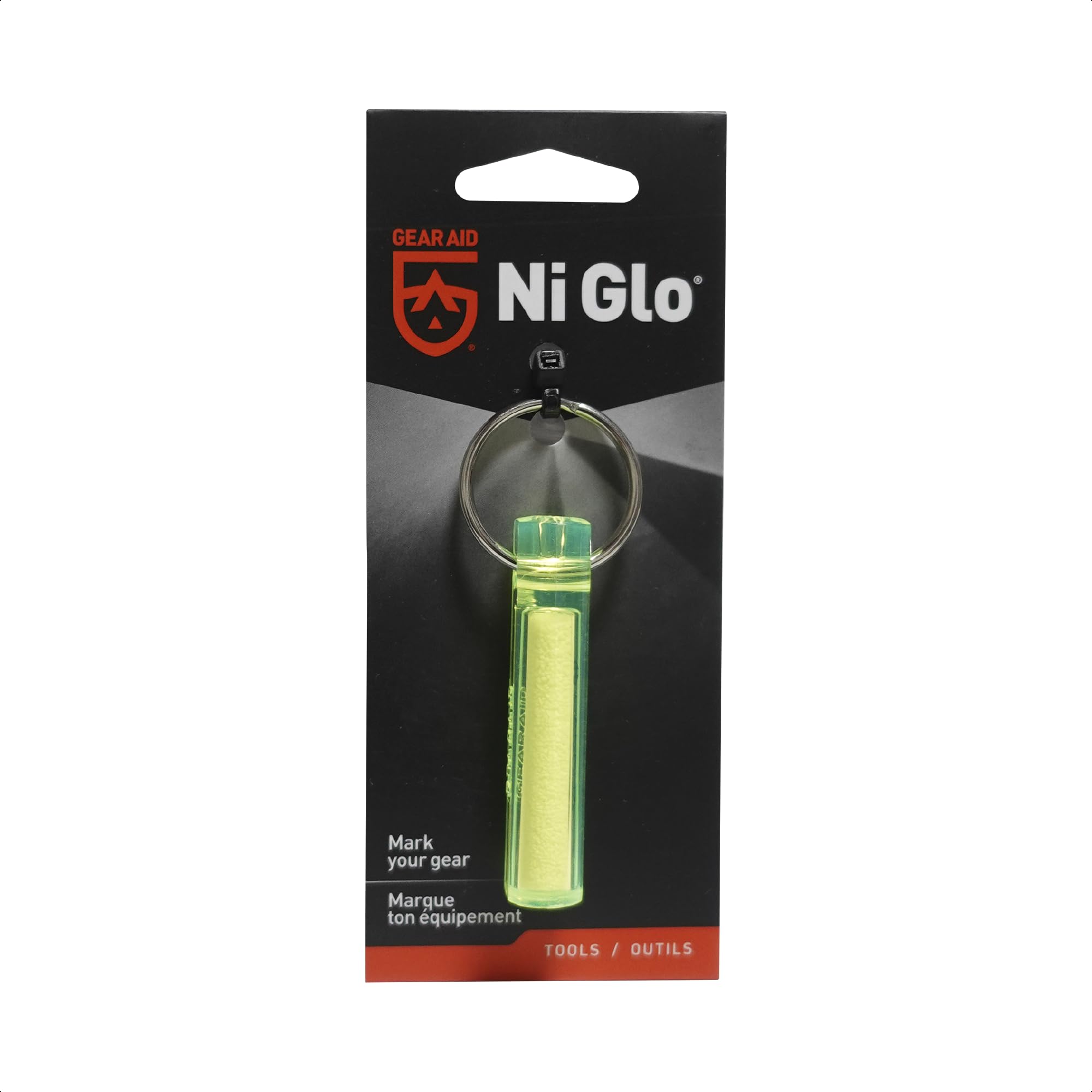 

Larfa Nyglow GEAR AID Mini Size Marker Ideal for and Emergency Use [LALPHA] Glow-in-the-Dark Keychain, Waterproof, Glow-in-the-Dark Camping, лимон