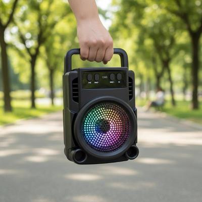 Wireless Bluetooth Speaker High Quality Music Performance 12H Long Battery Modern Chic Design for Family Gatherings